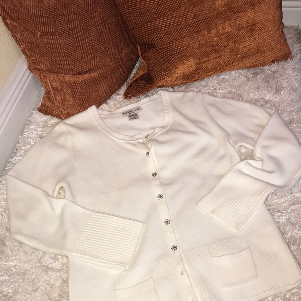 Cream cardigan
